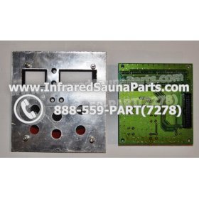 CIRCUIT BOARDS WITH  FACE PLATES - CIRCUIT BOARD WITH FACE PLATE VIDAL INFRARED SAUNA  06S085 2