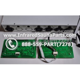 COMPLETE CONTROL POWER BOX WITH CONTROL PANEL - COMPLETE CONTROL POWER BOX SUNMATE INFRARED SAUNA STYLE 1 WITH TWO CONTROL PANELS 3