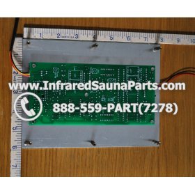 CIRCUIT BOARDS WITH  FACE PLATES - CIRCUIT BOARD WITH FACE PLATE FED INTERNATIONAL INFRARED SAUNA 12092007 MANUAL ON OFF SWITCH 3
