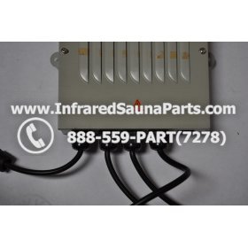COMPLETE CONTROL POWER BOX 110V / 120V - COMPLETE CONTROL POWER BOX 110V  120V SUNTECH INFRARED SAUNA WITH 8 HEATER PLUGS v1 3