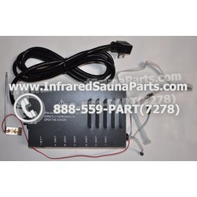 COMPLETE CONTROL POWER BOX 110V / 120V - COMPLETE CONTROL POWER BOX 110V  120V WITH 7 CIRCUIT BOARD PINS  6 FEMALE PLUGS SUPPLY WORLD INFRARED SAUNA 25