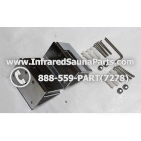 DOOR HINGES - GLASS DOOR HINGE STYLE 8 COMPLETE SET 12