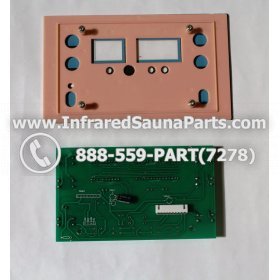 CIRCUIT BOARDS WITH  FACE PLATES - CIRCUIT BOARD WITH FACEPLATE 6 BUTTONS X 106199 WITH 8 PIN CONNECTION 8