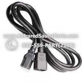 PLUG IN WIRES - PLUG IN WIRE 6ft IEC320 C14 to C13  143 SJT (15A 250V) 1