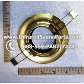 COMPLETE LIGHT ASSEMBLY 12V - COMPLETE LIGHT ASSEMBLY IN GOLD FINISH WITH BULB 12V 5