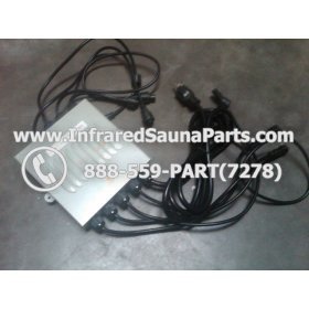 COMPLETE CONTROL POWER BOX 220V / 240V - COMPLETE CONTROL POWER BOX 220V / 240V SUNTECH INFRARED SAUNA WITH 8 HEATER PLUGS v1 14