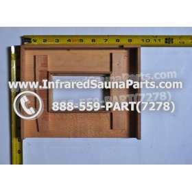 WOOD CONTROL PANEL TRIMS - HEMLOCK WOOD CONTROL PANEL TRIM STYLE 2 3