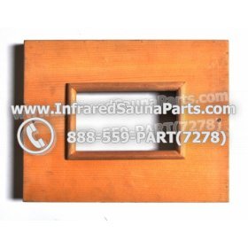 WOOD CONTROL PANEL TRIMS - HEMLOCK WOOD CONTROL PANEL TRIM STYLE 2 4