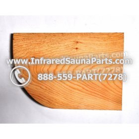 WOOD SHELVES + CUP HOLDERS - HEMLOCK WOOD CUP HOLDER STYLE 4 4