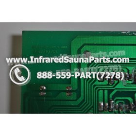 CIRCUIT BOARDS / TOUCH PADS - CIRCUIT BOARD  TOUCHPAD IRONMAN INFRARED SAUNA YX32764-3 (8 BUTTONS) 6