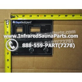 FACE PLATES - FACEPLATE FOR CIRCUIT BOARD SRZHX001 GAIA 9 BUTTONS 2