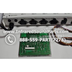 COMPLETE CONTROL POWER BOX WITH CONTROL PANEL - COMPLETE CONTROL POWER BOX GAIA INFRARED SAUNA STYLE 4 WITH ONE CONTROL PANEL 6