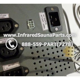 COMPLETE CONTROL POWER BOX WITH CONTROL PANEL - COMPLETE CONTROL POWER BOX CLEARLIGHT INFRARED SAUNA 110v 120v WITH TWO CONTROL PANELS 9