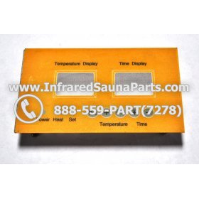 FACE PLATES - FACEPLATE FOR CIRCUIT BOARD HEALTHLAND INFRARED SAUNA  WSP4 1