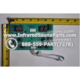 CIRCUIT BOARDS WITH  FACE PLATES - CIRCUIT BOARD WITH FACEPLATE LUX INFRARED SAUNA  NYSN3DB F1.3 WITH WIRE 5
