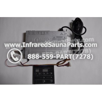 COMPLETE CONTROL POWER BOX WITH CONTROL PANEL - COMPLETE CONTROL POWER BOX CAL SAUNA INFRARED SAUNA STYLE 3 WITH ONE CONTROL PANEL 1
