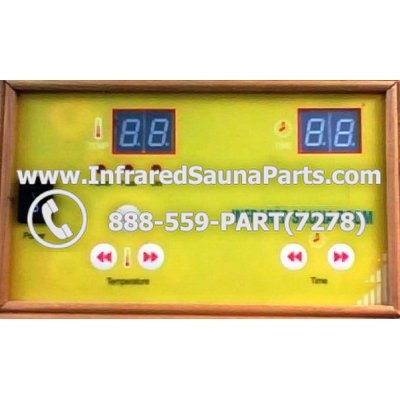 FACE PLATES - FACEPLATE FOR CIRCUIT BOARD VIDAL  INFRARED SAUNA 10J0460 1